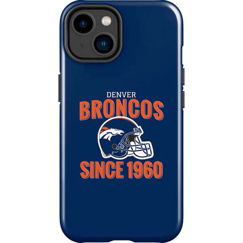 NFL Denver Broncos Helmet iPhone 15 Impact Case