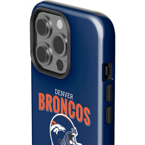 NFL Denver Broncos Helmet iPhone 15 Pro Impact Case