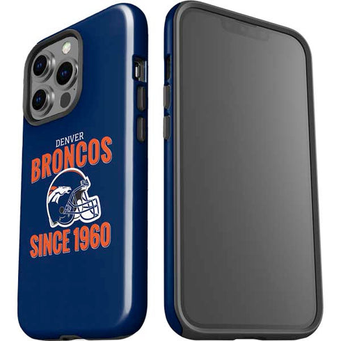 NFL Denver Broncos Helmet iPhone 15 Pro Impact Case
