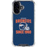 NFL Denver Broncos Helmet iPhone 16 Plus Clear Case