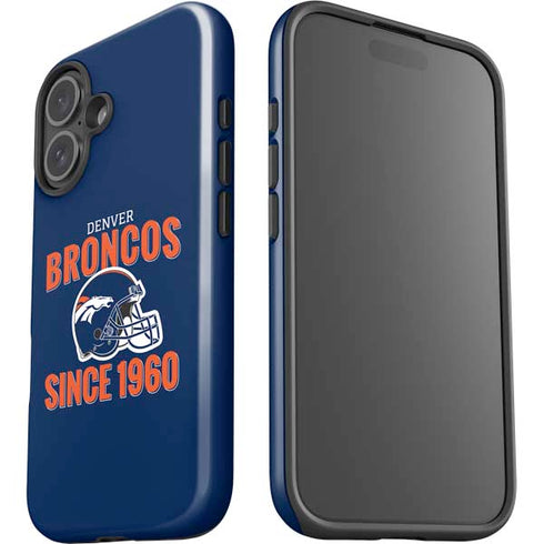 NFL Denver Broncos Helmet iPhone 16 Plus Impact Case