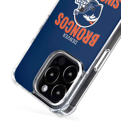 NFL Denver Broncos Helmet iPhone 16 Pro MagSafe Case