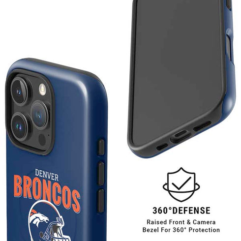 NFL Denver Broncos Helmet iPhone 16 Pro Magsafe Impact Case