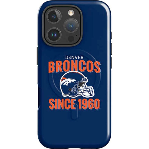 NFL Denver Broncos Helmet iPhone 16 Pro Max Magsafe Impact Case