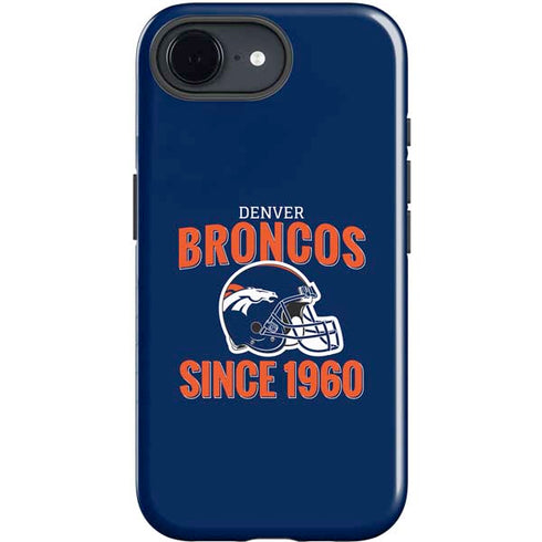 NFL Denver Broncos Helmet iPhone 16e Impact Case