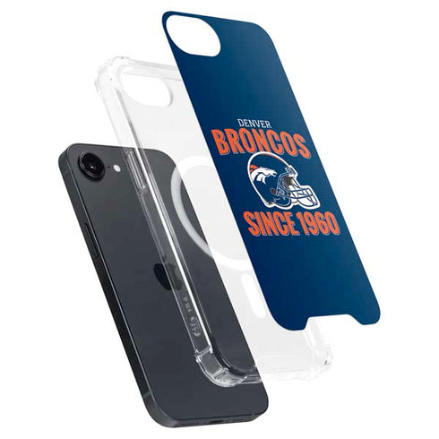NFL Denver Broncos Helmet iPhone 16e MagSafe Case