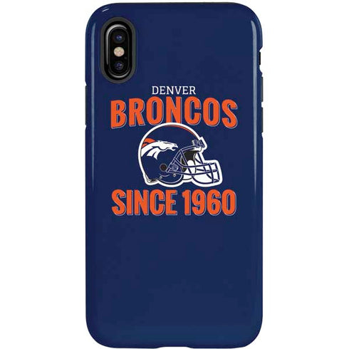 NFL Denver Broncos Helmet iPhone XS Pro Case