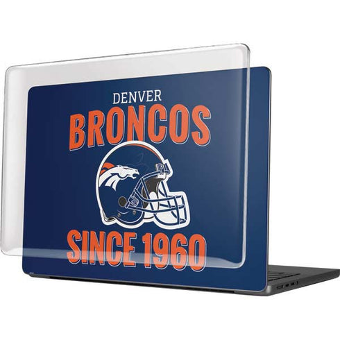 NFL Denver Broncos Helmet MacBook Pro 14in (2021-24) Case plus Skin