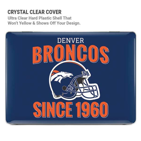 NFL Denver Broncos Helmet MacBook Pro 14in (2021-24) Case plus Skin