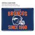 NFL Denver Broncos Helmet MacBook Cases