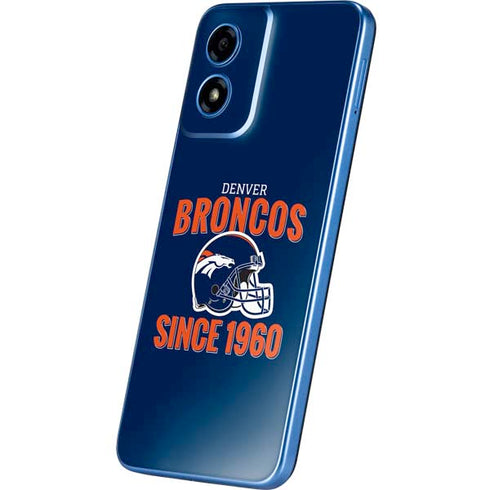 NFL Denver Broncos Helmet Moto G Play 4G (2024) Skin