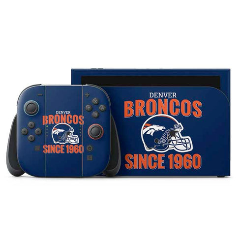 NFL Denver Broncos Helmet Nintendo Skins
