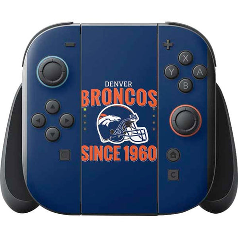 NFL Denver Broncos Helmet Nintendo Switch 2 (2025) with Joy-Con Skin