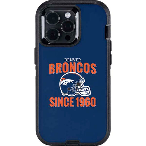 NFL Denver Broncos Helmet Otterbox Defender iPhone Skin