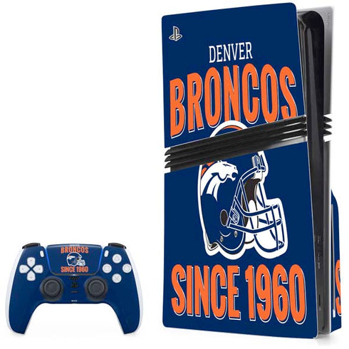 NFL Denver Broncos Helmet PlayStation PS5 Skins