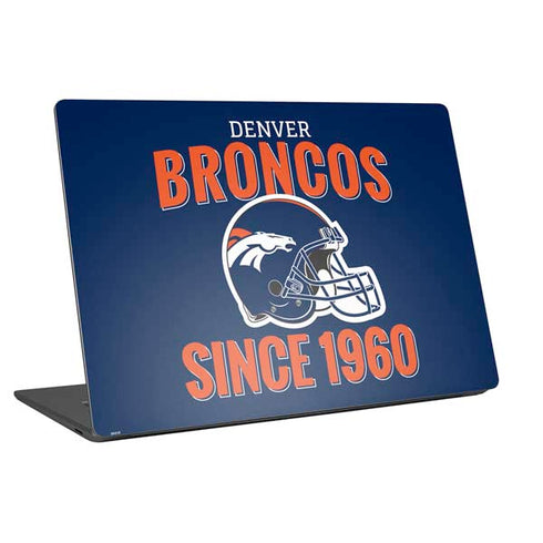 NFL Denver Broncos Helmet Laptop Skins