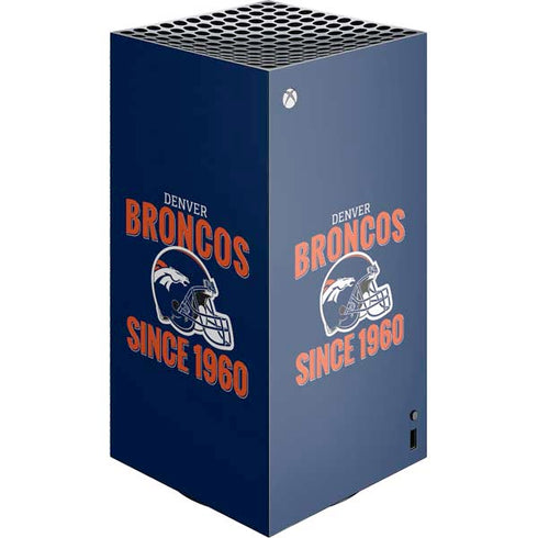 NFL Denver Broncos Helmet XBox Series X Digital Edition Console Skin
