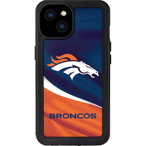 NFL Denver Broncos iPhone 15 Plus Waterproof Case
