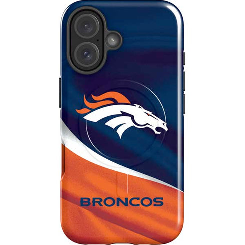 NFL Denver Broncos iPhone 16 Magsafe Impact Case