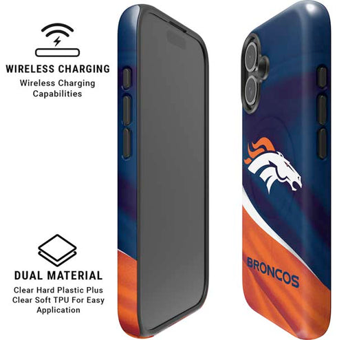NFL Denver Broncos iPhone 16 Magsafe Impact Case
