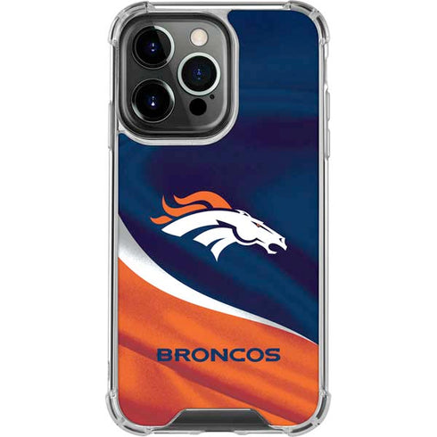 NFL Denver Broncos iPhone 16 Pro Clear Case