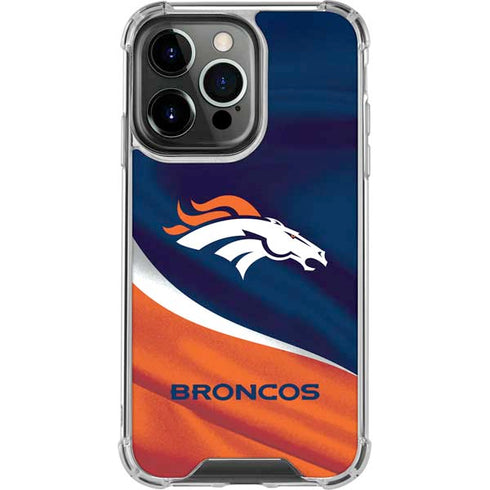 NFL Denver Broncos iPhone 16 Pro Max Clear Case