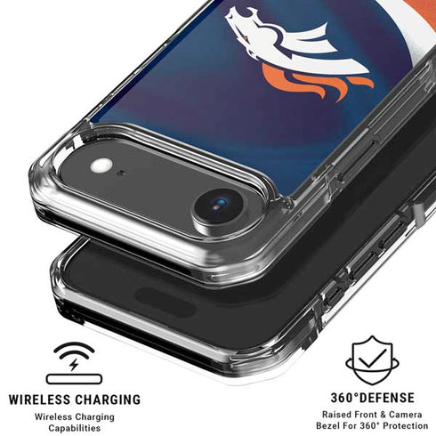 NFL Denver Broncos iPhone 17 Air Clear Case