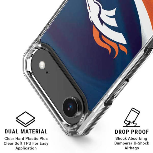 NFL Denver Broncos iPhone 17 Air Clear Case