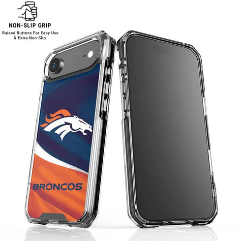 NFL Denver Broncos iPhone 17 Air Clear Case