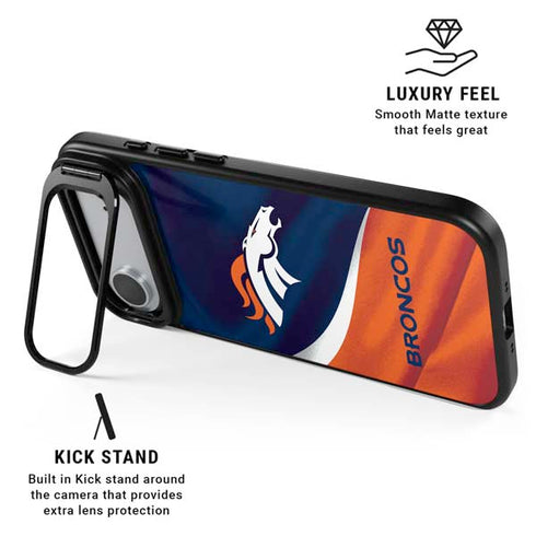 NFL Denver Broncos iPhone 17 Air Kickstand Case