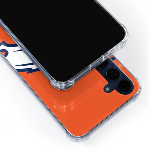 NFL Denver Broncos Large Logo Galaxy A35 5G Clear Case