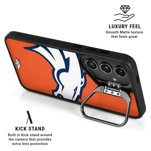 NFL Denver Broncos Large Logo Galaxy S24 Kickstand Case