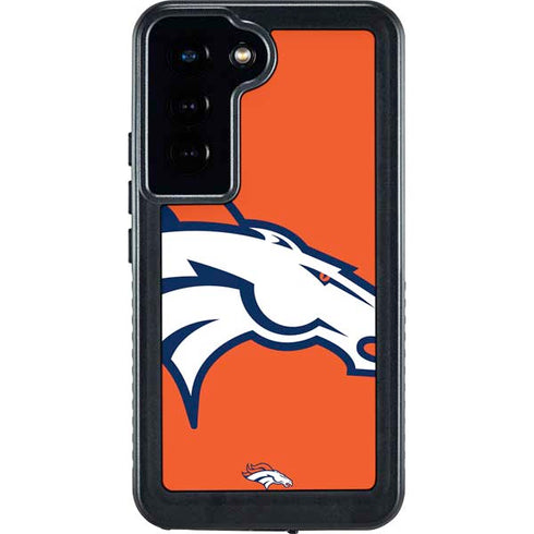 NFL Denver Broncos Large Logo Galaxy S24 Waterproof Case