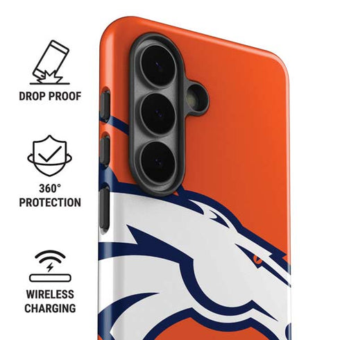 NFL Denver Broncos Large Logo Galaxy S26 Impact Case