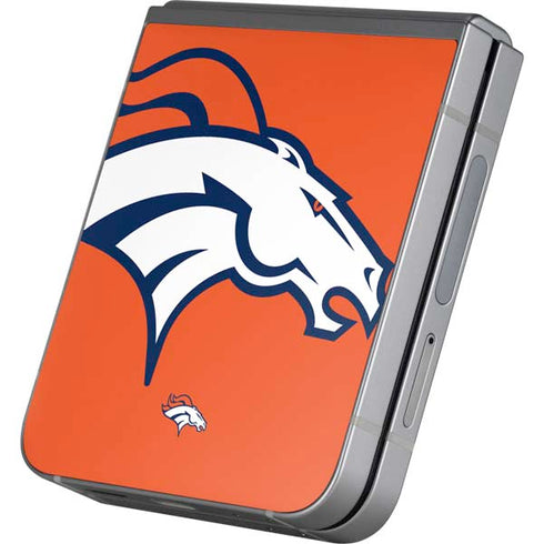 NFL Denver Broncos Large Logo Galaxy Z Flip6 Skin