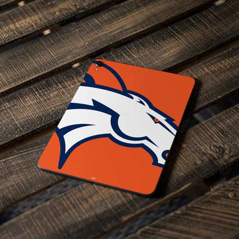 NFL Denver Broncos Large Logo Apple iPad Pro Skin