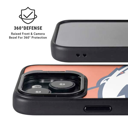 NFL Denver Broncos Large Logo iPhone 14 Kickstand Case