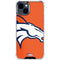 NFL Denver Broncos Large Logo iPhone 15 Clear Case