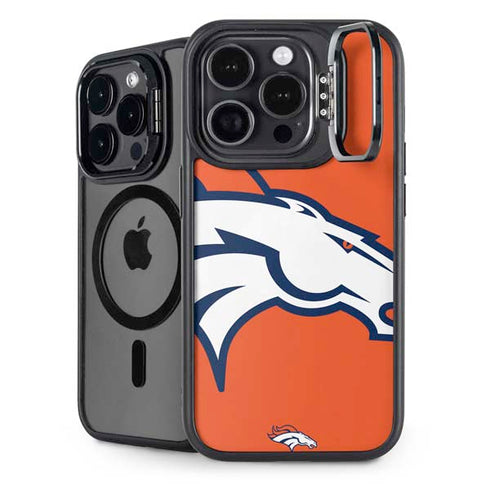 NFL Denver Broncos Large Logo iPhone 15 Pro Max Kickstand Case