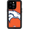 NFL Denver Broncos Large Logo iPhone 15 Pro Waterproof Case