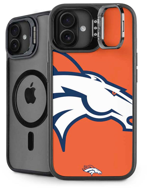 NFL Denver Broncos Large Logo iPhone 16 Kickstand Case