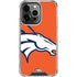 NFL Denver Broncos Large Logo iPhone 16 Pro Clear Case