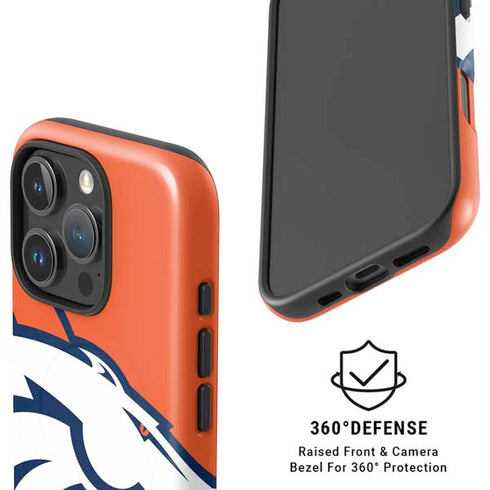 NFL Denver Broncos Large Logo iPhone 16 Pro Magsafe Impact Case