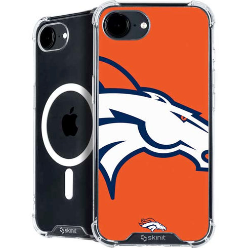 NFL Denver Broncos Large Logo iPhone 16e MagSafe Case