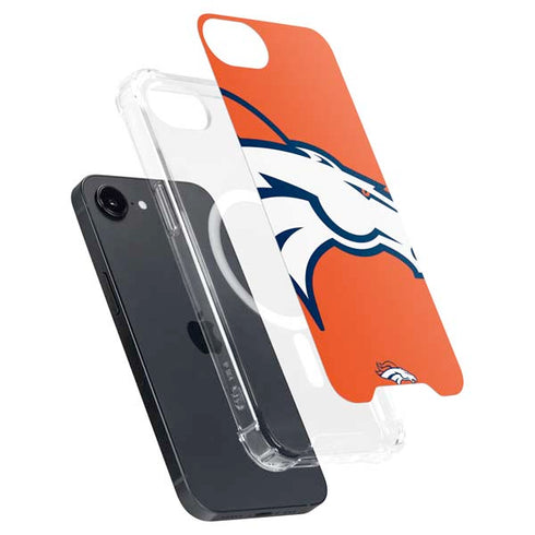 NFL Denver Broncos Large Logo iPhone 16e MagSafe Case