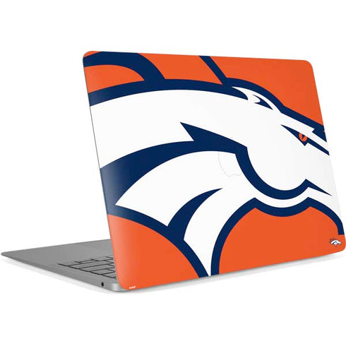 NFL Denver Broncos Large Logo Apple MacBook Air Skin