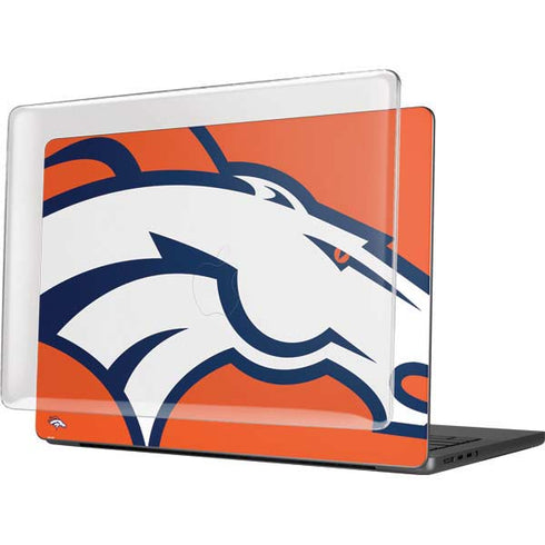 NFL Denver Broncos Large Logo MacBook Pro 14in (2021-24) Case plus Skin