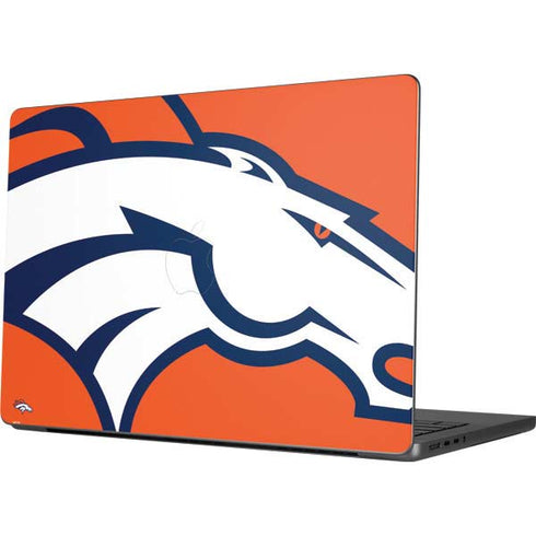 NFL Denver Broncos Large Logo Apple MacBook Pro 14-inch Skin