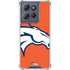 NFL Denver Broncos Large Logo Moto G 5G (2025) Clear Case