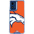 NFL Denver Broncos Large Logo Moto G 5G (2024) Clear Case